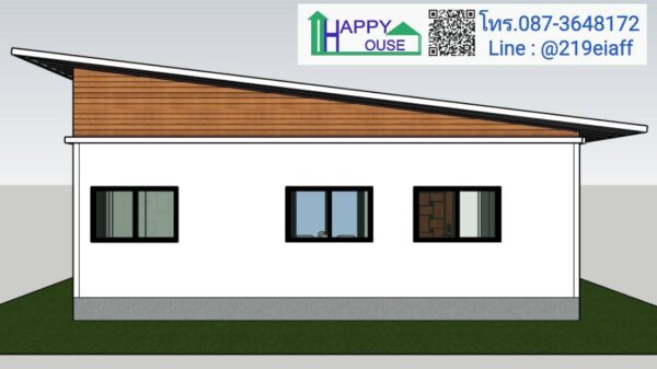 บ้านสำเร็จรูป MD-04  ขนาด 2 ห้องนอน 1 ห้องนั่งเล่น 2 ห้องน้ำ - Image 8