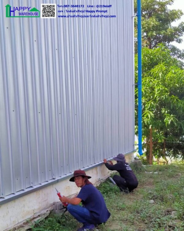 โกดังสำเร็จรูป ไร้เสากลาง HW-C ขนาด 15x20x6 เมตร - Image 12