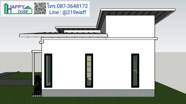 บ้านสำเร็จรูป MD-04  ขนาด 2 ห้องนอน 1 ห้องนั่งเล่น 2 ห้องน้ำ - Image 9