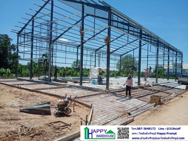 โกดังสำเร็จรูป สไตล์นอร์ดิก HW-H 16x30x6 ม. @มหาสารคาม - Image 18