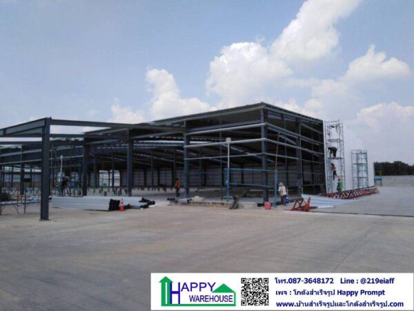 โกดังสำเร็จรูป HW-H 54x125x6 ม. ปทุมธานี - Image 2