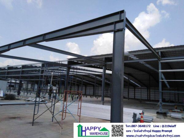 โกดังสำเร็จรูป HW-H 54x125x6 ม. ปทุมธานี - Image 3