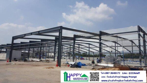 โกดังสำเร็จรูป HW-H 54x125x6 ม. ปทุมธานี - Image 4