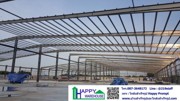 โกดังสำเร็จรูป HW-H 54x125x6 ม. ปทุมธานี - Image 5