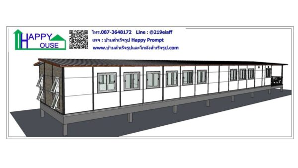 บ้านพักจิตอาสา ระบบสำเร็จรูป เพชรบุรี - Image 6