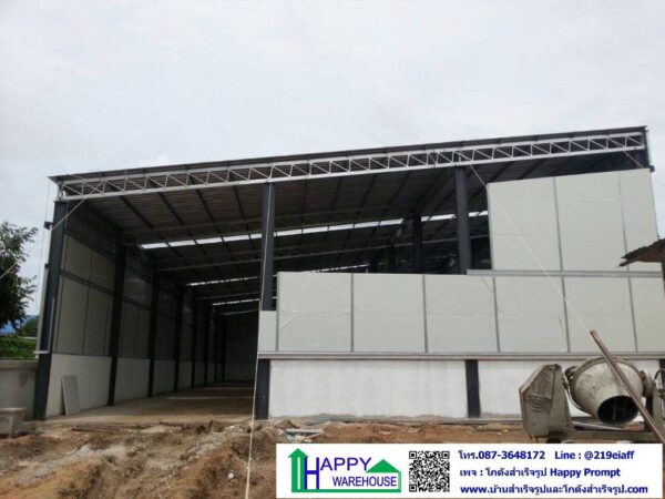 โกดังสำเร็จรูป HW-HC 15x35x8 ม.  อ.ศรีเทพ เพชรบูรณ์ - Image 3