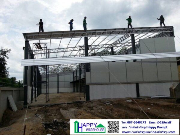 โกดังสำเร็จรูป HW-HC 15x35x8 ม.  อ.ศรีเทพ เพชรบูรณ์ - Image 4