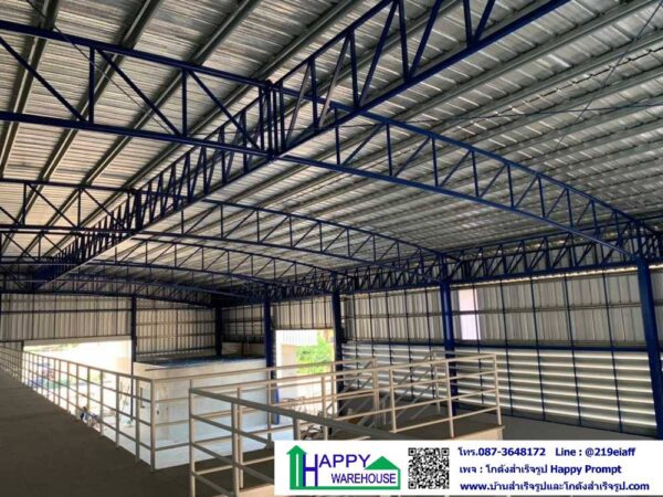 โรงงานสำเร็จรูป 2 ชั้น (สำหรับการผลิตและเก็บสินค้า) HW-HCC ขนาด 20x30x7 เมตร - Image 11
