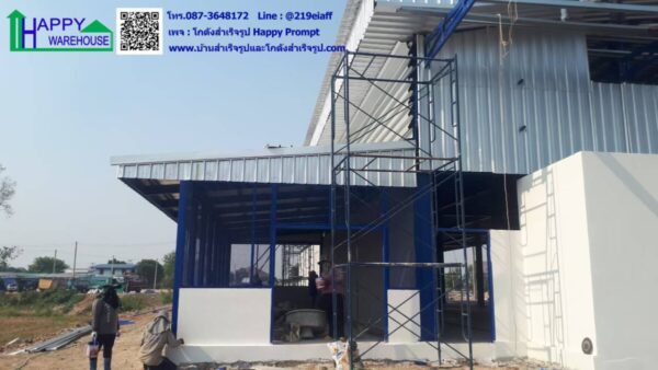 โรงงานสำเร็จรูป 2 ชั้น (สำหรับการผลิตและเก็บสินค้า) HW-HCC ขนาด 20x30x7 เมตร - Image 18
