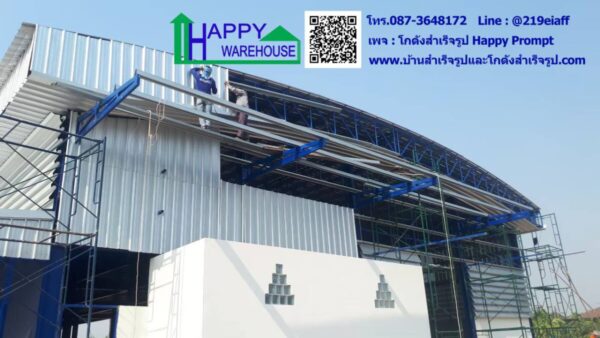 โรงงานสำเร็จรูป 2 ชั้น (สำหรับการผลิตและเก็บสินค้า) HW-HCC ขนาด 20x30x7 เมตร - Image 21