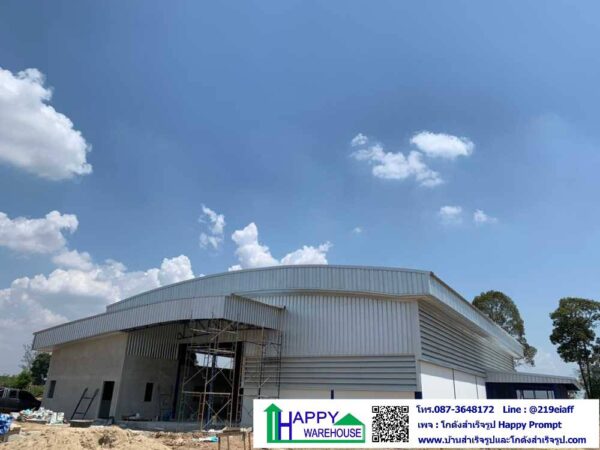 โรงงานสำเร็จรูป 2 ชั้น (สำหรับการผลิตและเก็บสินค้า) HW-HCC ขนาด 20x30x7 เมตร - Image 4