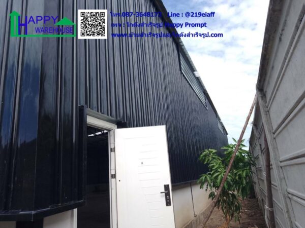 โกดังสำเร็จรูป  HW-HC 20x30x6 ม.  (รวมงานพื้น, ก่อปูนรอบอาคาร) - Image 14