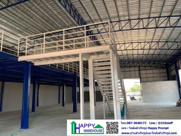 โรงงานสำเร็จรูป 2 ชั้น (สำหรับการผลิตและเก็บสินค้า) HW-HCC ขนาด 20x30x7 เมตร - Image 8