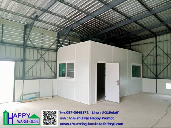 โกดังพร้อมห้องพัก บ้านไร่ชายทุ่ง HW-HC ขนาด 10x14x4.5 เมตร - Image 7