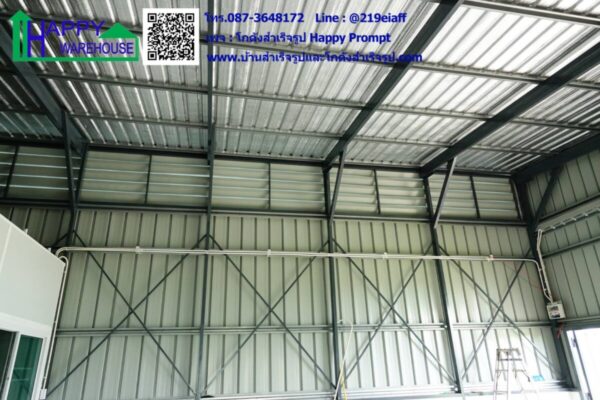 โกดังพร้อมห้องพัก บ้านไร่ชายทุ่ง HW-HC ขนาด 10x14x4.5 เมตร - Image 13