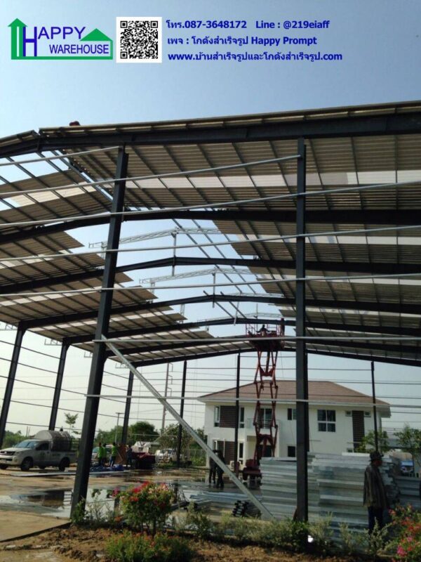 โกดังสำเร็จรูป HW-H 30x35x8 เมตร - Image 7