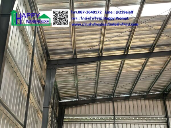 โกดังสำเร็จรูป HW-H 12x25x6 m. - Image 10