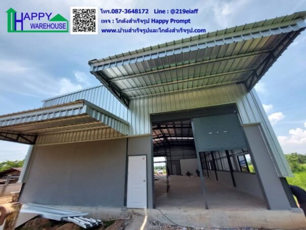 โกดังสำเร็จรูป HW-H 12x25x6 m. - Image 2