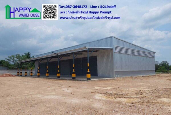 โกดังสำเร็จรูป HW-C 15x30x6 m. - Image 2