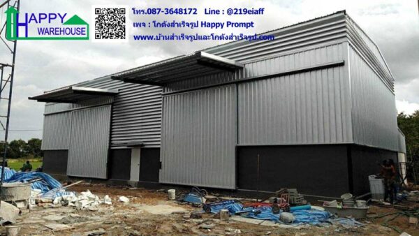 โกดังสำเร็จรูป HW-HC ขนาด 12x25x7 เมตร - Image 2