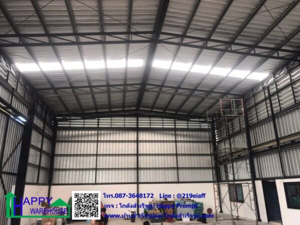 โกดังสำเร็จรูป HW-HC ขนาด 12x25x7 เมตร - Image 4