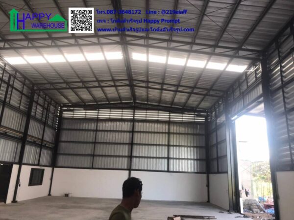โกดังสำเร็จรูป HW-HC ขนาด 12x25x7 เมตร - Image 6
