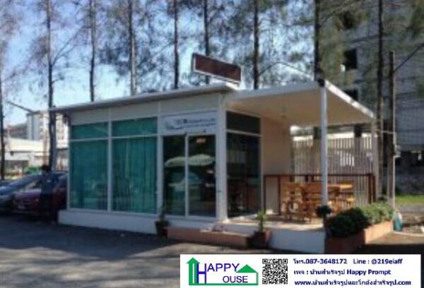 ออฟฟิตสำเร็จรูป ขนาด 3.60×5.40m. ผนังEPSกันร้อน - Image 5