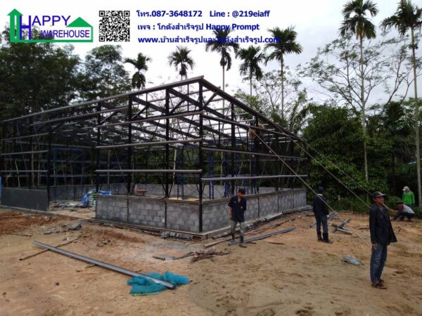 โกดังสำเร็จรูป HW-C ขนาด 10x15x5 เมตร - Image 4