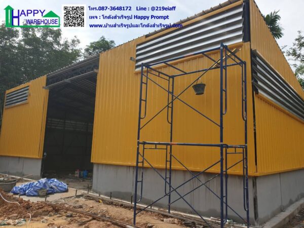 โกดังสำเร็จรูป HW-C ขนาด 10x15x5 เมตร - Image 6