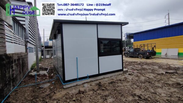 บ้านสำเร็จรูป รีสอร์ท ออฟฟิศ-สำนักงาน บ้านพักส่วนตัว ขนาด 3.6x5.4x2.87 m. - Image 4