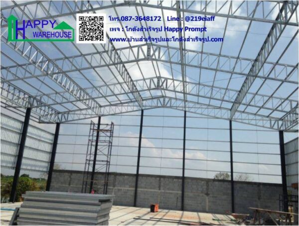 โกดังสำเร็จรูป HW-HC 20x30x6 m. บางบ่อ สมุทรปราการ - Image 8