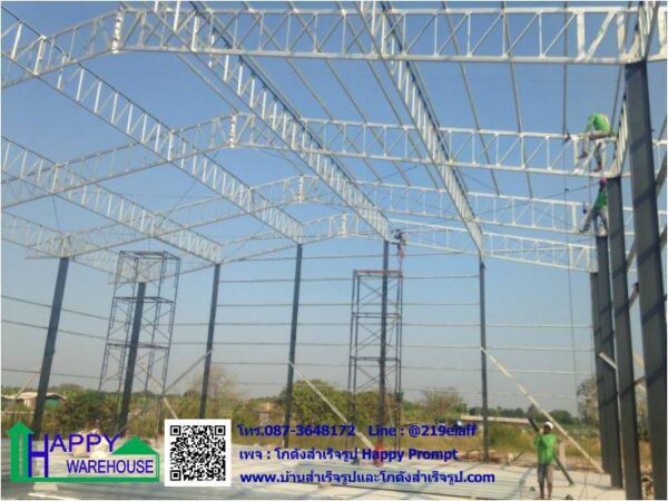 โกดังสำเร็จรูป HW-HC 20x30x6 m. บางบ่อ สมุทรปราการ - Image 13