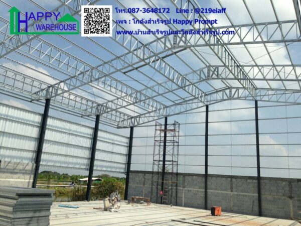 โกดังสำเร็จรูป HW-HC 20x30x6 m. บางบ่อ สมุทรปราการ - Image 14