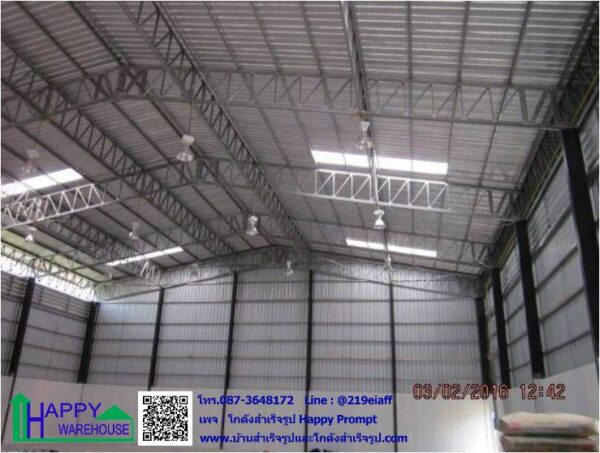 โกดังสำเร็จรูป HW-HC 20x30x6 m. บางบ่อ สมุทรปราการ - Image 15