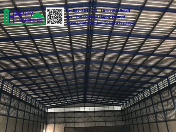 โกดังสำเร็จรูป HW-C 15 x 30 x 6 m. ปทุมธานี - Image 4