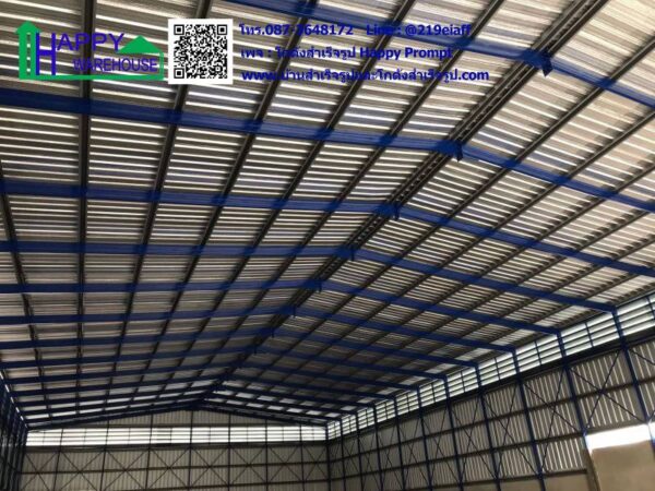 โกดังสำเร็จรูป HW-C 15 x 30 x 6 m. ปทุมธานี - Image 5