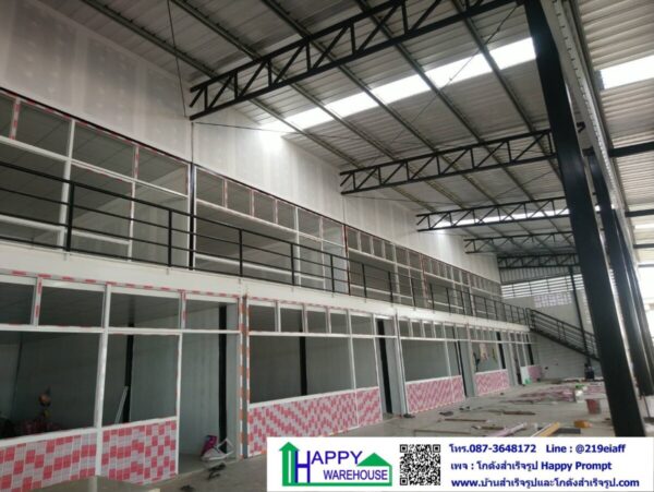 อาคารเรียนโครงสร้างเหล็ก HW-HC 15x66x6 m. ลาดกระบัง กรุงเทพฯ - Image 4