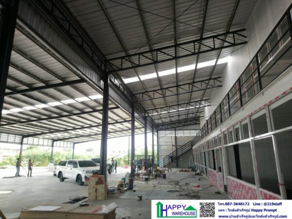 อาคารเรียนโครงสร้างเหล็ก HW-HC 15x66x6 m. ลาดกระบัง กรุงเทพฯ - Image 8