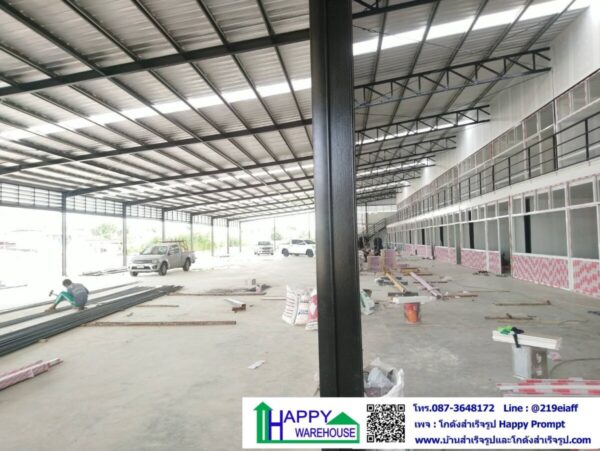 อาคารเรียนโครงสร้างเหล็ก HW-HC 15x66x6 m. ลาดกระบัง กรุงเทพฯ - Image 10