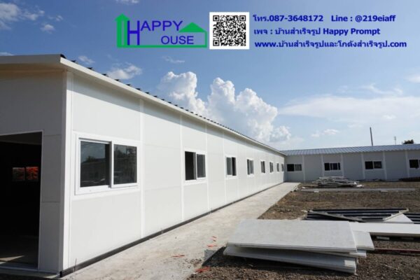 โกดังสำเร็จรูป HW-C ขนาด 5.76x75.9x3.1 เมตร - Image 4