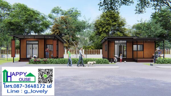 แบบบ้านโมเดิร์นลายไม้สไตล์รีสอร์ท 1 ห้องนอน - Image 8