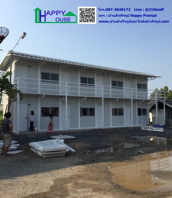 บ้านพักคนงานสำเร็จรูป 2 ชั้น - Image 2