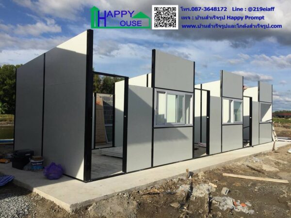 บ้านพักคนงานฟาร์มกุ้งชีพี  ขนาด 3.60x10.80 เมตร  @บางปะกง - Image 9