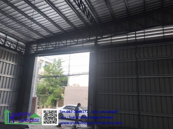 ผลงานการสร้างโกดังสำเร็จรูปให้เช่า HW-HC 22x39x6 เมตร - Image 17