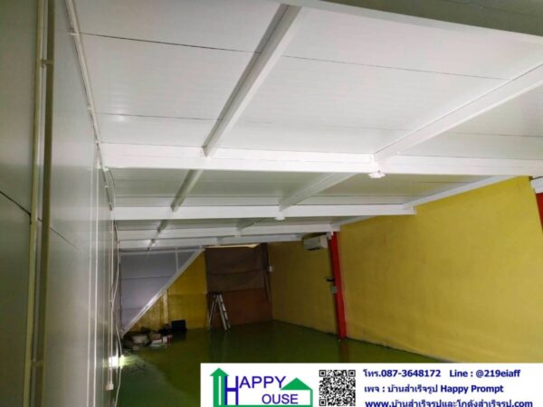 งานกั้นห้องผลิตเจล ถุงมือ หน้ากากอนามัย ภายในโกดัง ขนาด 5.40x18x2.85 เมตร - Image 9