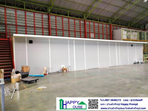 งานกั้นห้องผลิตเจล ถุงมือ หน้ากากอนามัย ภายในโกดัง ขนาด 5.40x18x2.85 เมตร - Image 11