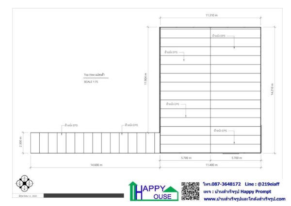 งานกั้นห้องปลอดเชื้อสำหรับเพาะต้นไม้ ขนาด 11.5x11.9 เมตร สูง 3 เมตร - Image 8