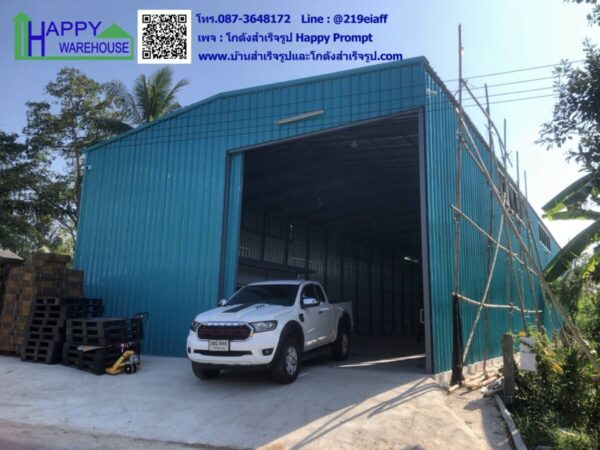 โกดังสำเร็จรูป HW-C 11X38.50X6 เมตร  เพชรบุรี - Image 3