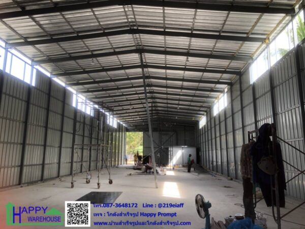 โกดังสำเร็จรูป HW-C 11X38.50X6 เมตร  เพชรบุรี - Image 4