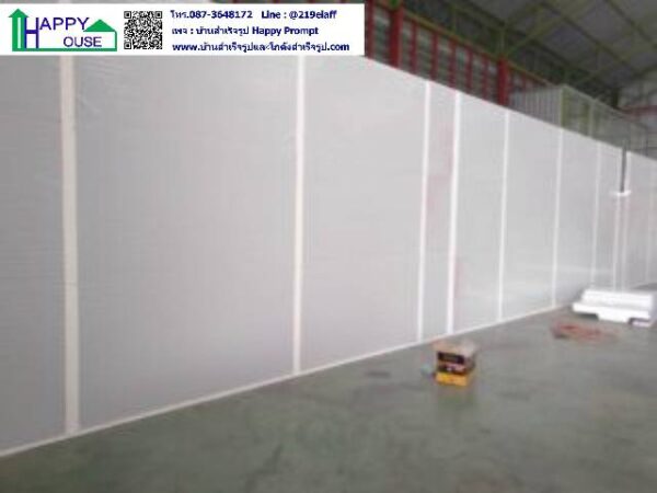 งานกั้นห้องผลิตเจล ถุงมือ หน้ากากอนามัย ภายในโกดัง ขนาด 5.40x18x2.85 เมตร - Image 19